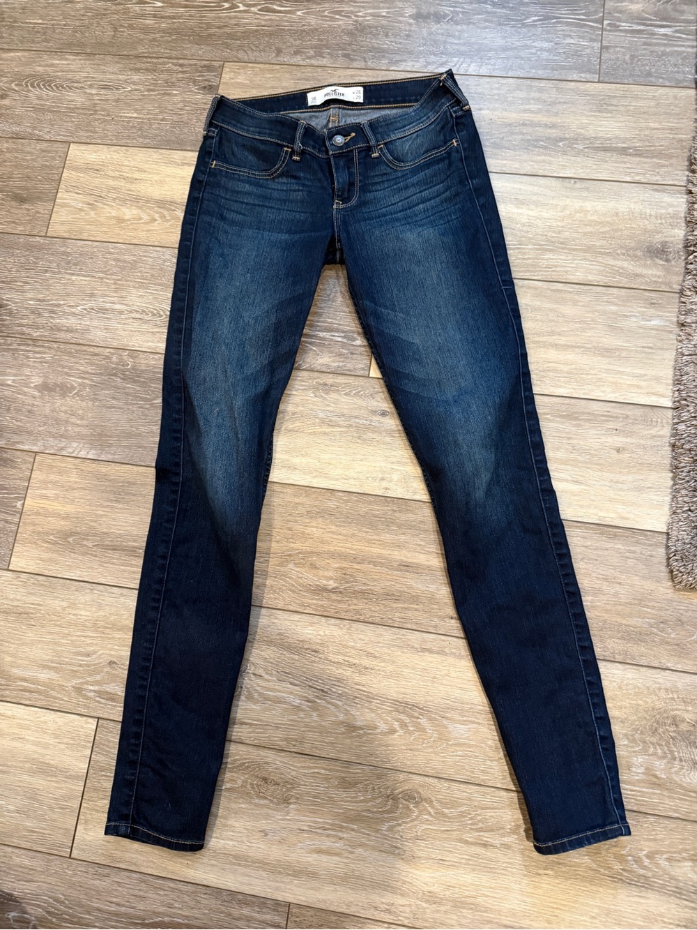 Hollister Indigo Faded Skinny Jeans